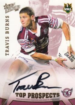 2006 Select Invincible - Top Prospect Signatures #TP04 Travis Burns Front